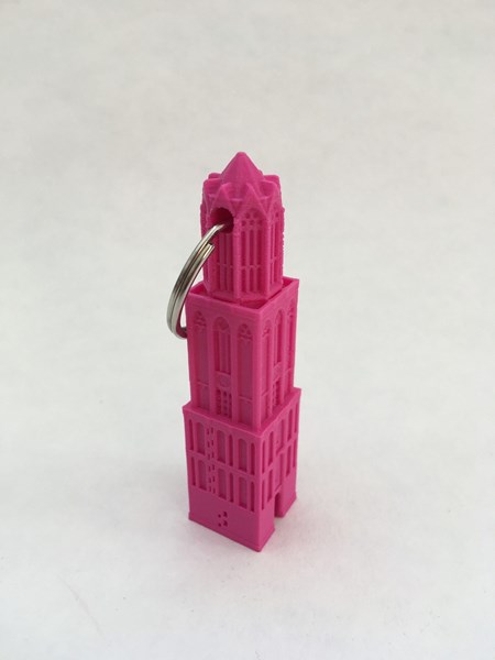 Afbeelding van 3D sleutelhanger | Buro Ruig - Hard roze