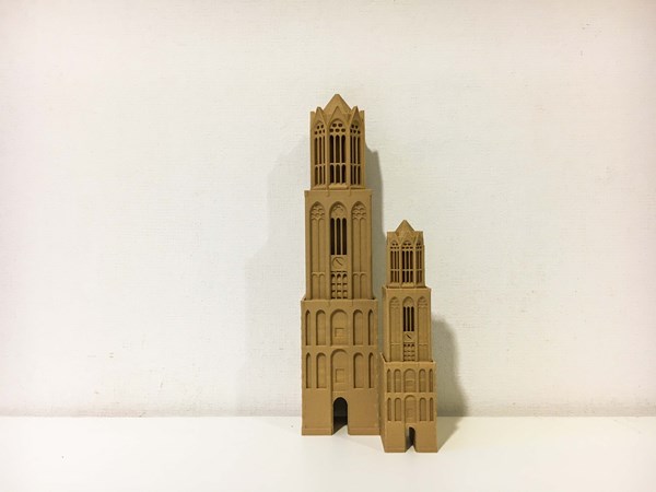Afbeelding van 3D-print Domtoren | Buro Ruig - Houtvezel 30 cm