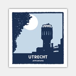Afbeelding van Utrecht Zeefdruk | Lucas van Hapert